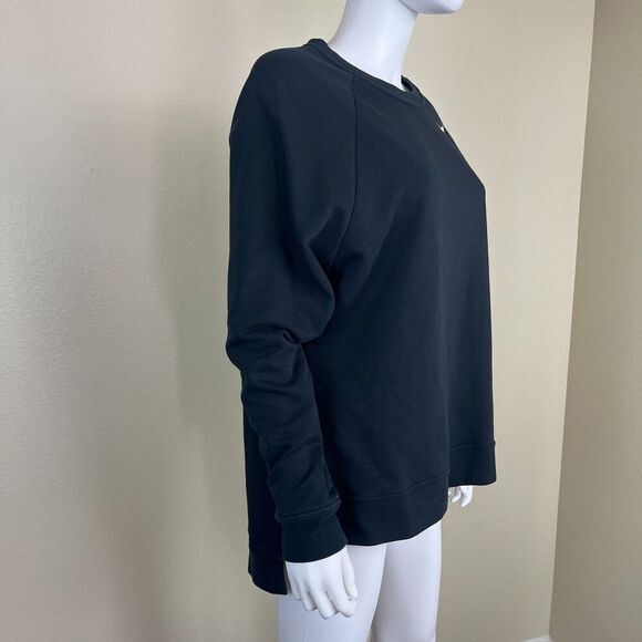 Nike Dri-Fit Women's Size S Black Crewneck Pullover Tunic Sweatshirt Athleisure - Picture 5 of 14